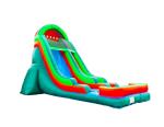 Aldult Outdoor Rental Inflatable Large Water Slides With Bouncy