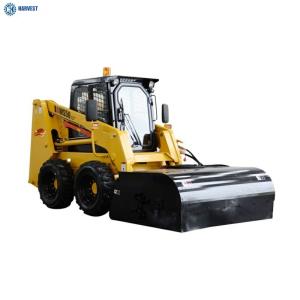 China Tipping Load 1500kg WS50 Xinchai 50hp Engine Weight 3003kg Wheeled Skid Steer wholesale