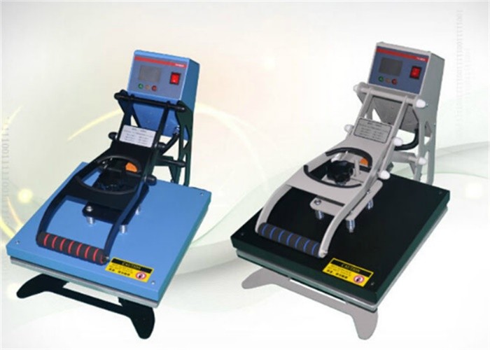 High Accuracy Industrial Heat Press Machine With Flat Work Table and LCD Display
