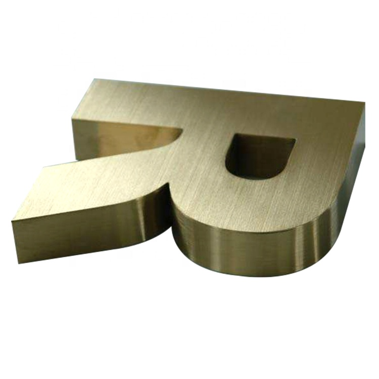 Custom 3D Metal Letter Signs Stainless Steel Wall Sign for Shops and Outdoor Lettering