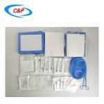 Hospital Ophthalmic Eye Drape Medical Surgical Kit for Eye Surgeries