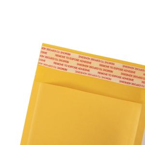 China Adhesive Tamper Evident 30 Micron Kraft Bubble Mailer wholesale