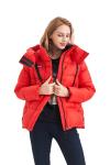 FODARLLOY Cotton Padded Clothes Thickened Warm Medium Long Hooded Outwear Winter