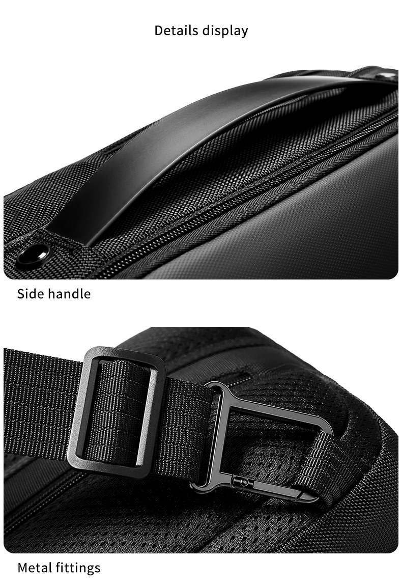 Fashionable Crossbody Mens Sling Bag Waterproof OEM/ODM Accepable