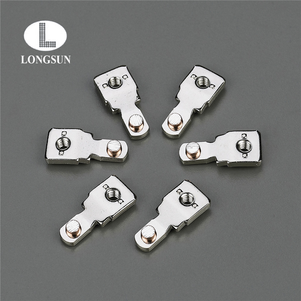Contact Component Silver Plated / Stamping Accessories Customized For Thermostat