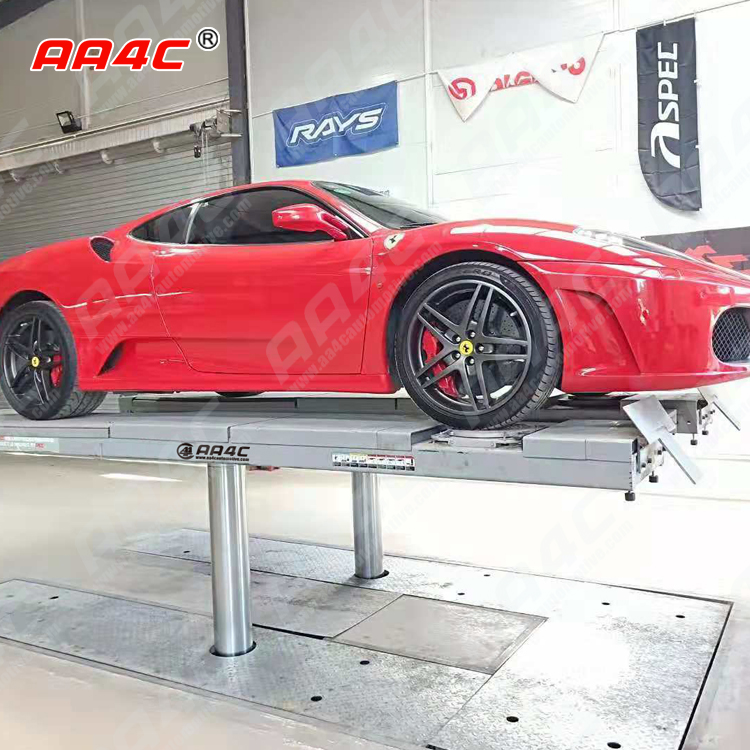 Floor Plate Small 2 Post Car Lift On 4 Inch Concrete 3.5T 7716.18lbs 1700mm Inground