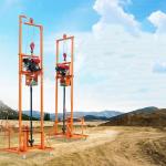 80m Gasoline Diesel Water Well Drilling Rig Multifunctional Small Drilling