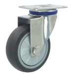 Bearing Type Ball Bearing TPR Chair Caster Wheel 5 Inch for Heavy Duty Furniture