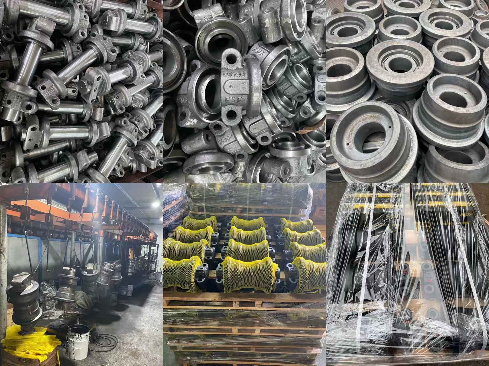 Ex320 Ex330 Ex350 Ex400 Excavator Track Rollers Forging Casting 50mn 35MnB