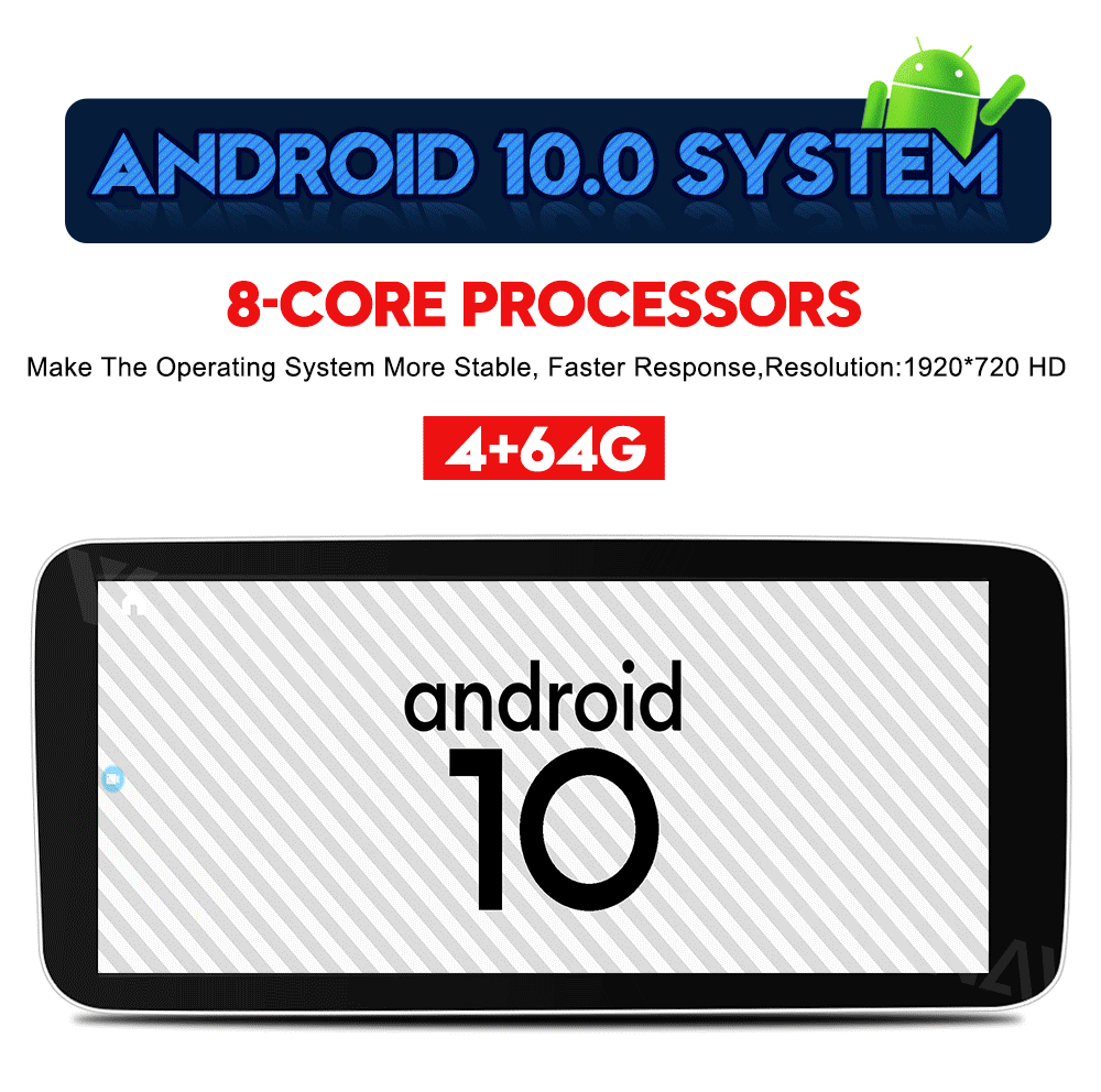 Touch Screen Android 10 Car Stereo For Mercedes Benz ML W166 GL X166