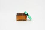 Amber PET 64mm 300ml Clear Cosmetic Jars
