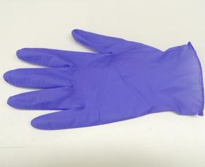 China Purple Nitrile Powder Free Gloves Non - Allergenic Food Service Nitrile Gloves wholesale
