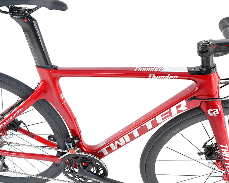 Carbon Fiber Road Bike 700C Thru Axle 142mm Disc Brake SHIMANO 105 R7000 Speed
