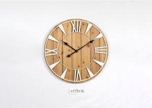 China Round Numerals Irregular Knot Metal Frame Wall Clock wholesale