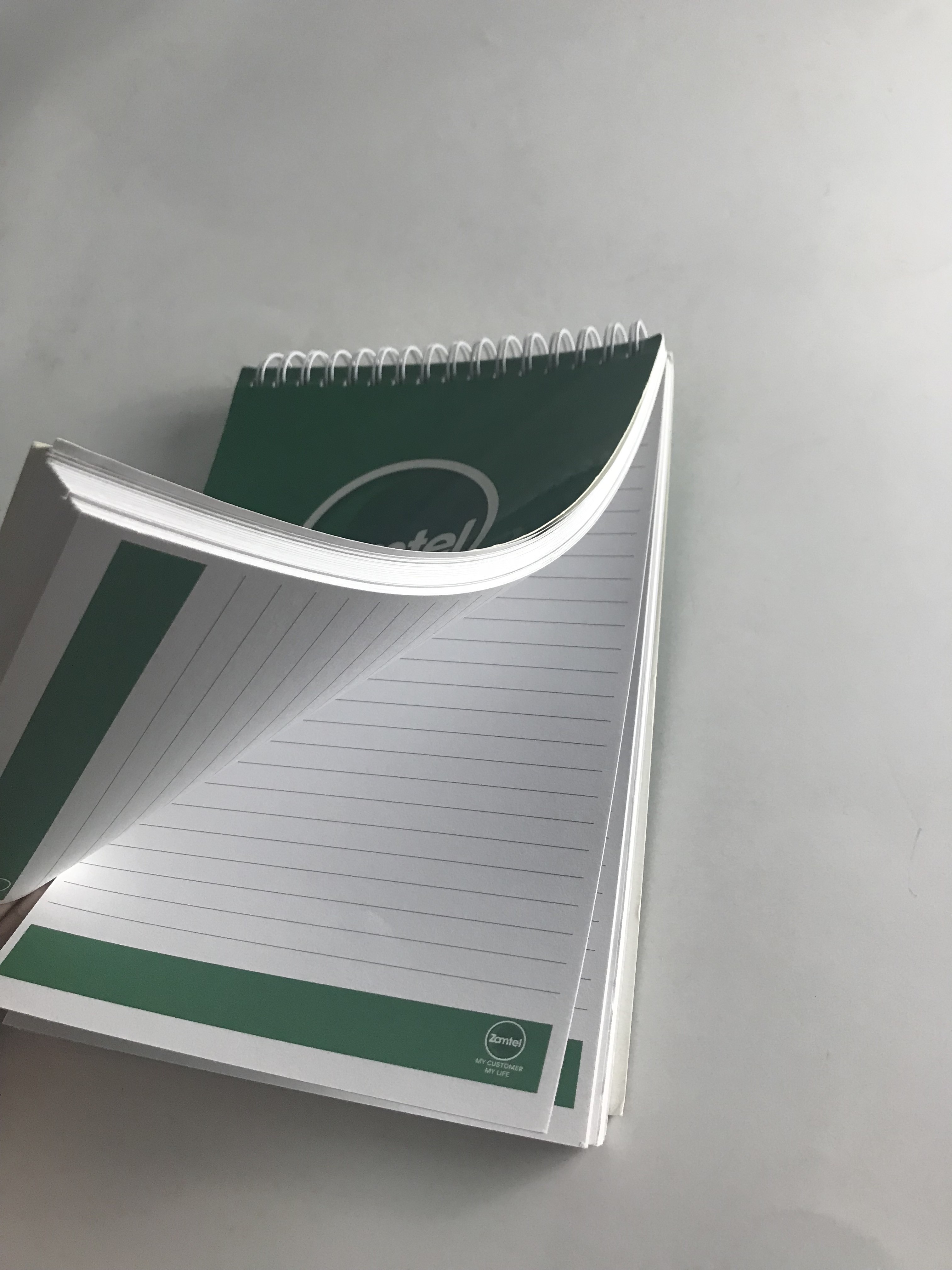 Custom Logo Spiral Bound Book Printing , School Student Recycled Spiral Book Printing