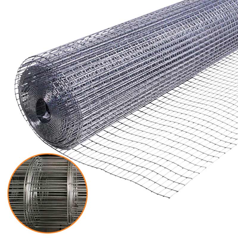 High quality Welded Wire Mesh Galvanized Outdoor farms home Electro Galvanized Mesh rabbit Cages building wire mesh