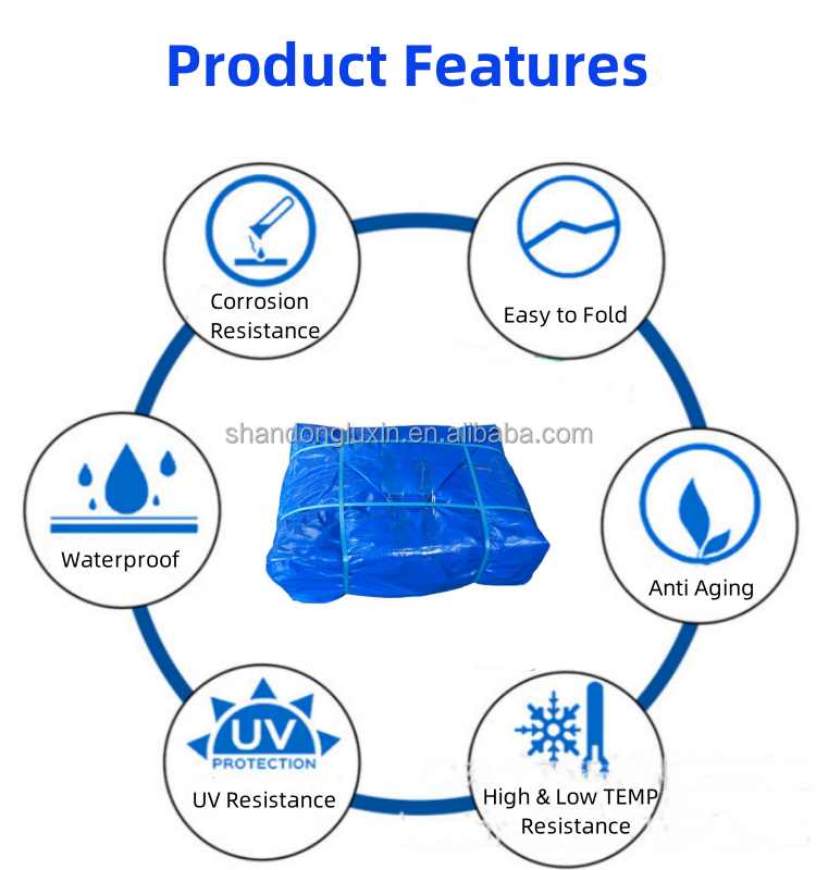 Customized Color PE Tarpaulin for Tent Waterproof Heavy Duty Rainproof Moisture-proof