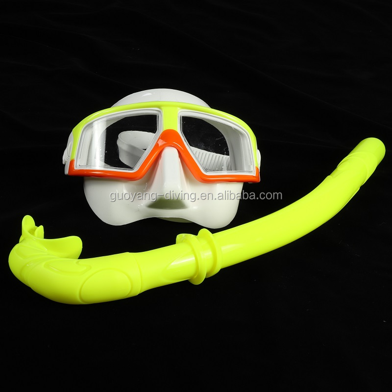 Resin Lens Diving Goggles for Anti-Fog UV Resistance Free Diving Mask and Snorkel Set