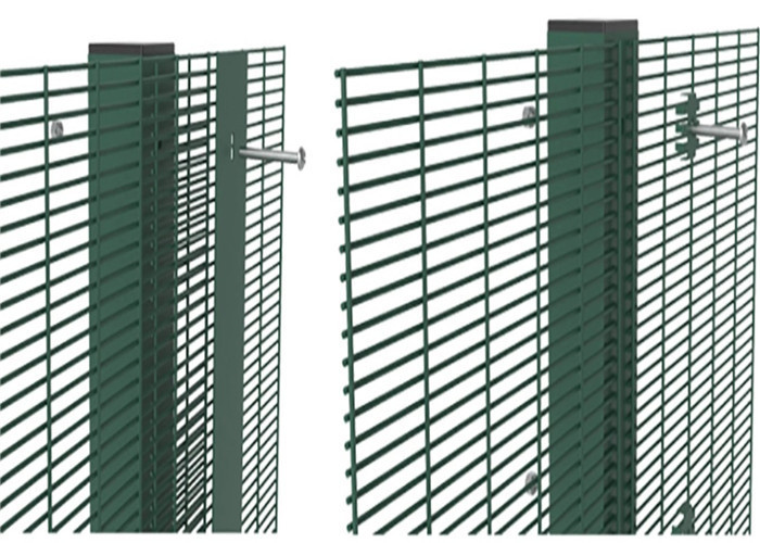 Direct Factory Manufacturer Galvanized And Powder CoatedHigh Security 358 Wire Mesh Fence,2M High V Beam Prison Mesh