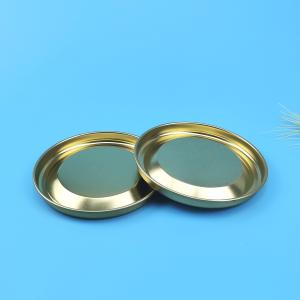 China Gloss Tinplate Metal Red Wine Tube Canned Food Lid Covers wholesale