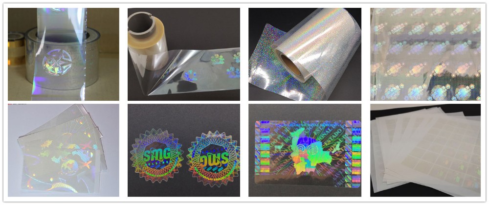 Custom Shapes ID Die Cut Transparent Hologram Stickers , Tamper Proof Hologram Stickers