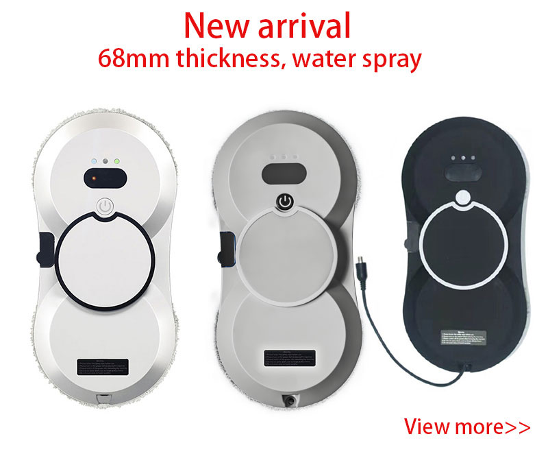 Smart Glass Window Robot Vacuum 500mAh 295mm Cleaner Round Cleaning Robot