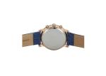 White Dial Ladies Leather Strap Watches , Stainless Steel Crown Ladies Dress