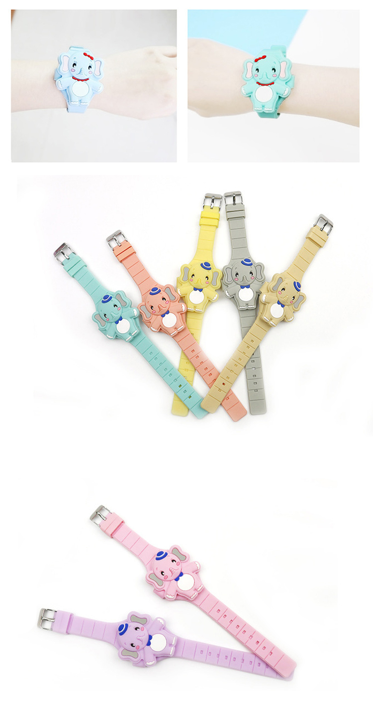 Sports Elephant Digital Touch Silicone Led Watch For Children