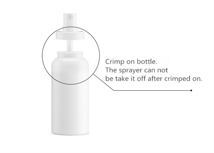 100ml Round Plastic PET bottle With 1 inch crimp On Mist Sprayer Perfume Pump