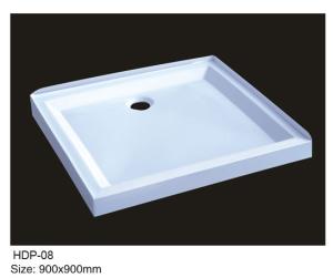China Acrylic shower tray, shower basin,acrylic shower base HDP-08 wholesale