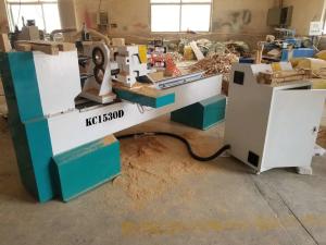 China KC1530-D fastest speed woodworking cnc wood turning lathe wholesale