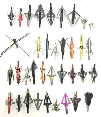 2 Blade Welding Archery Broadhead 125 Grain Head For Wood Arrow