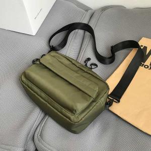 China Waterproof Durable Nylon Unisex Fashion Cross Body Sling Bag for Teenager Solid Color wholesale