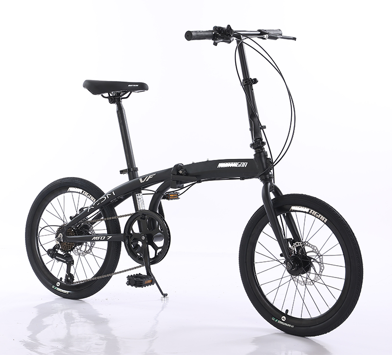 GOMID Folding City Bike 20 inch with 7-Speed SHIMANO Kit Gear Alloy Bisiklet Custom Foldable Bicycle and Disc Brake