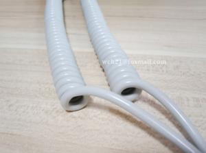 China UL20057 TPE-sheath Curly Motor Transmission Spiral Cable wholesale