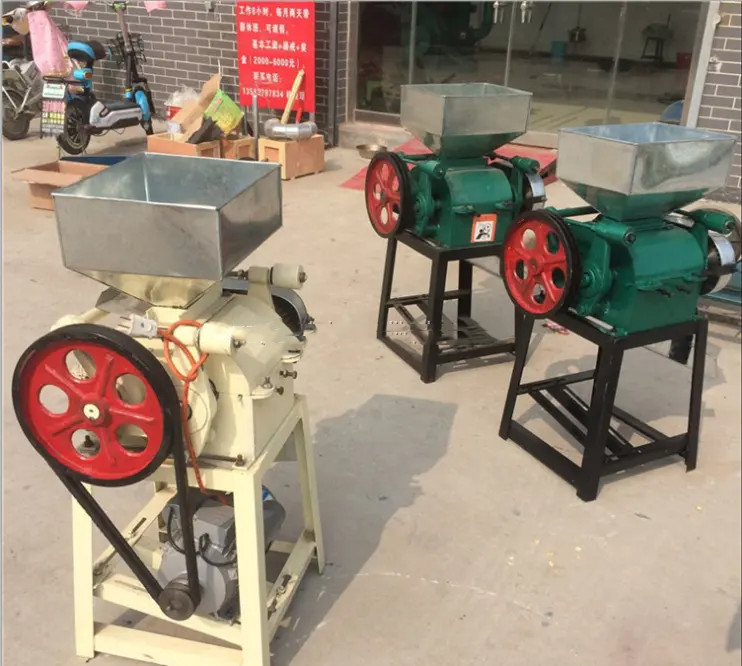 2200w Oat Flaking Machine Wheat And Cereal Flakes Machine Carbon Steel