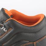 Steel Toe / Steel Plate Mens Genuine Leather Shoes Heavy Duty Winter Boots Slip