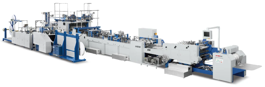 Fully Automatic Ce Kraft Handbag Forming Machine With Wooden Packing