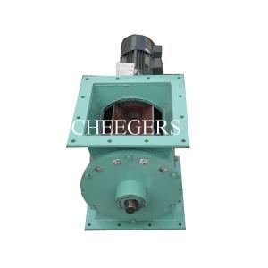 China SS400 Steel Rotary Feeder Valve Wood Pellet Timber 6 Inch wholesale