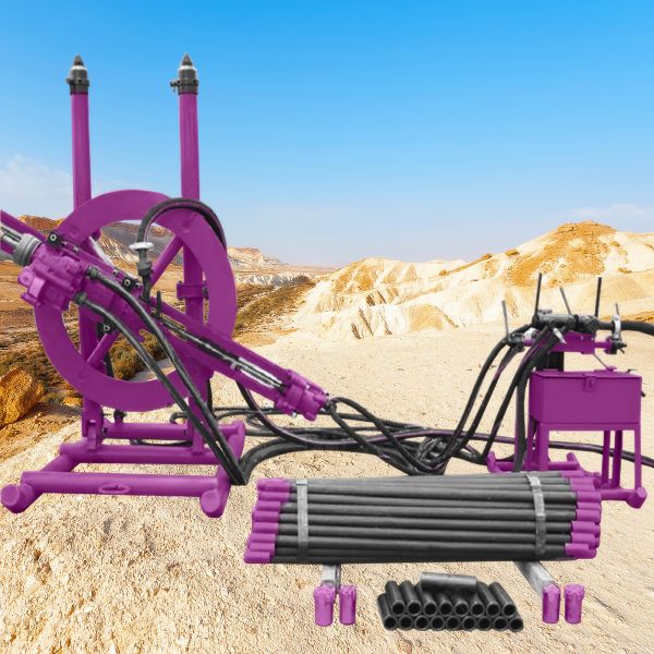 Pneumatic Drilling Rig Slope Stabilization Borehole Drilling Machine Mining DTH Drilling Equipment