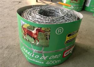 China Low Carbon Steel Barbed Wire Fence / Concertina Wire Fencing For Industrial wholesale