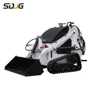 China Diesel Crawler Wheel Mini Skid Steer Loader Earthmoving 500kg 400kg wholesale