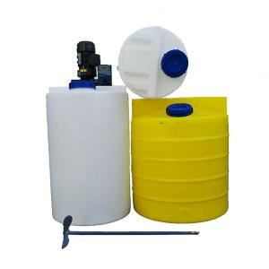 China Electric Water Treatment 50 Gallon Mixing Tank Chemical Storage OEM wholesale