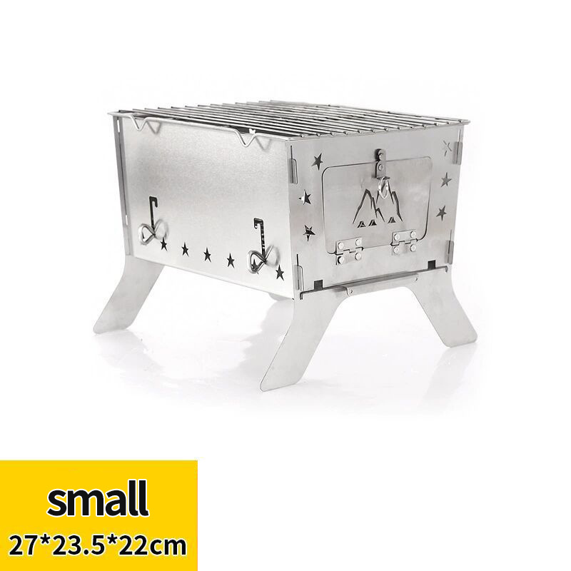 Portable Stainless Steel Camping BBQ Grill