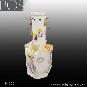 China six tiers floor display stand for textiles wholesale