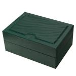 178mm Wrist Watch Accessories Box PU Leather Watch Packaging Box Green