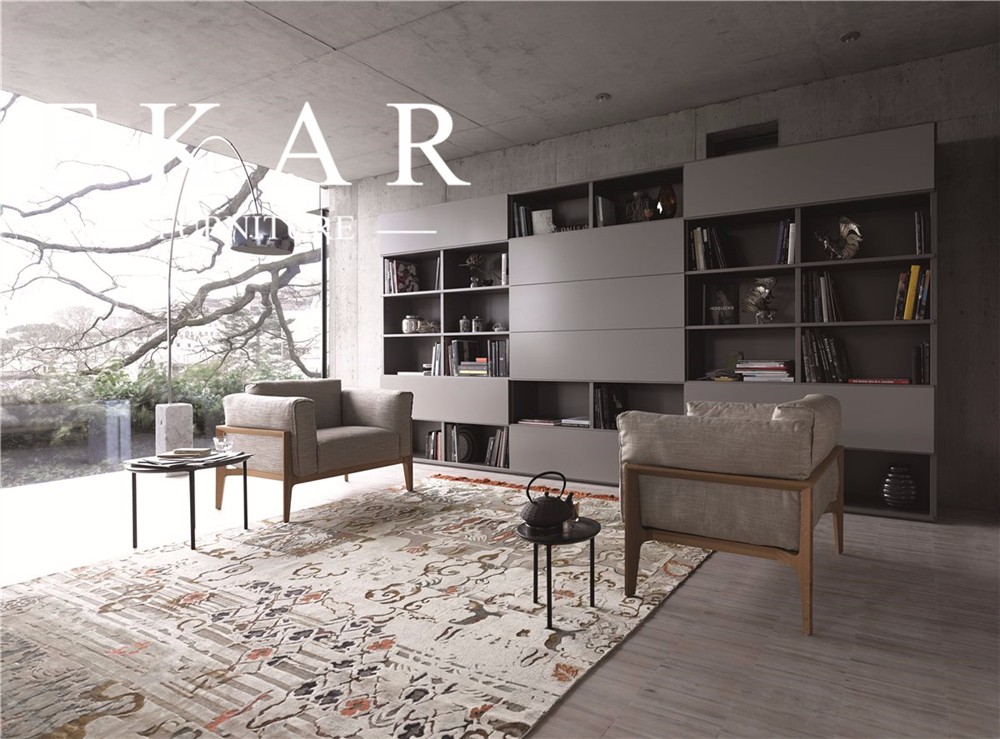 European Modern Simple Style 2018 Latest Living Room Furniture Fabric or Leather Sectional Sofa Sets