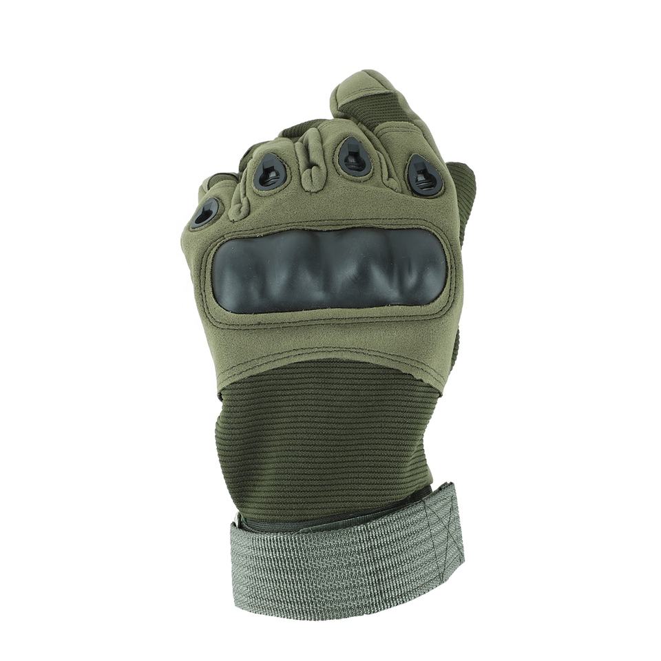 Anti-Slip Palm Hard-Knuckle Hand Gloves with Hook and Loop Enclosure Weight/Pair 0.2kgs