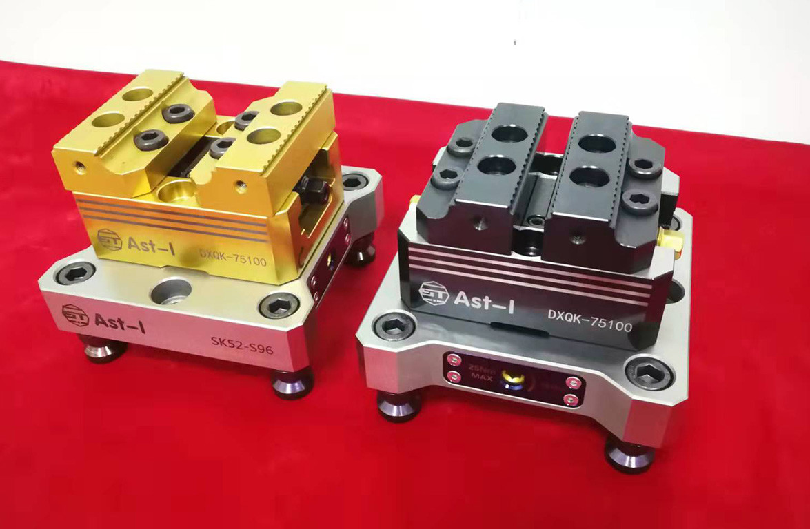 Titanium 5 Axis Vise Hardened Precision Self Centering Vise 75100T