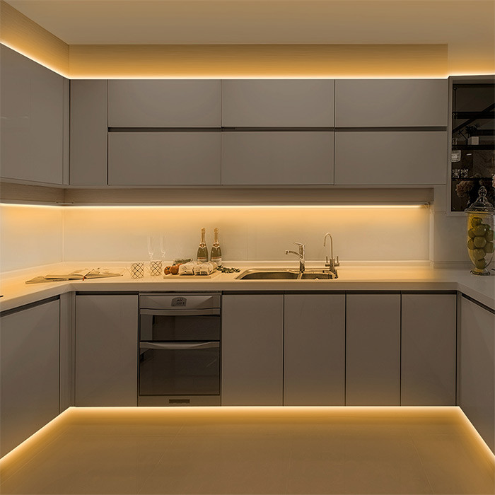 LED Corner Aluminium Profile Lights Cabinet Lamp Led Strip Light Channel Aluminium Extrusion Housing Channel